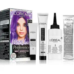 L’Oréal Paris Préférence Meta Vivids semipermanentná farba na vlasy odtieň 9.120 Meta Lilac 1 ks