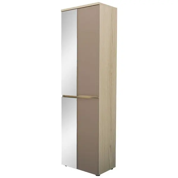 Voleo SKŘÍŇ NA ODĚV, šedohnědá, barvy dubu, 55/192/38 cm