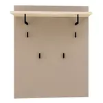 Voleo ŠATNÍ PANEL, šedohnědá, barvy dubu, 80/100/30 cm