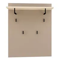 Voleo ŠATNÍ PANEL, šedohnědá, barvy dubu, 80/100/30 cm