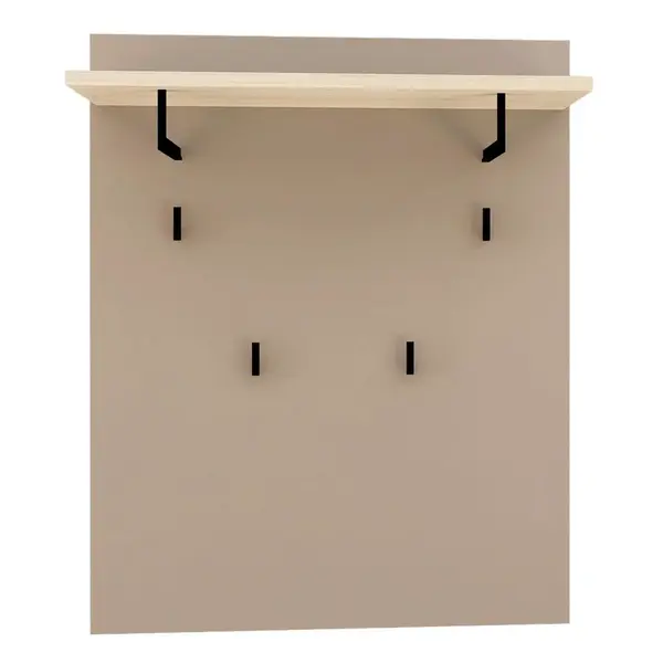 Voleo ŠATNÍ PANEL, šedohnědá, barvy dubu, 80/100/30 cm