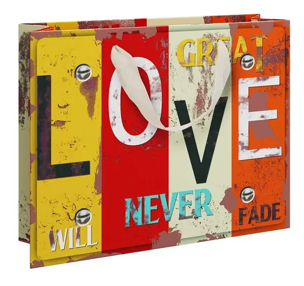 Taška L vintage - Great love ALBI