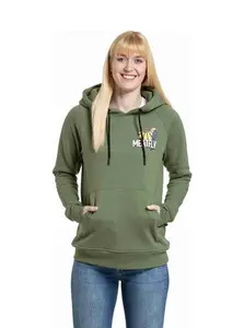 Meatfly dámská mikina Watani Olive Flowers | Zelená | Velikost XS