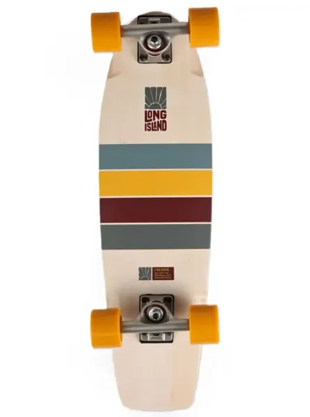 Long island longboard Stripe 7,5" | Černá | Velikost skate 7,5"