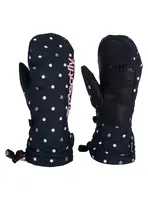 Dětské rukavice meatfly slayer černá/puntíky l