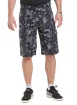 Meatfly pánské kraťasy Icon Black Storm Camo | Maskáč | Velikost 32 | 100% bavlna