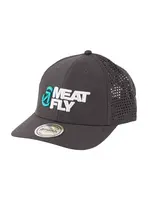 Meatfly kšiltovka Nollie Perfor Cap Grey / White Revital | Šedá | Velikost One Size