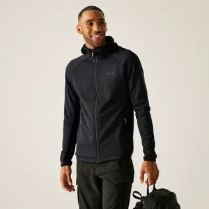 Pánská fleecová mikina regatta everet tmavě šedá xxl