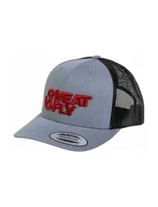 Meatfly kšiltovka Setty Trucker Wine / Heather | Šedá | Velikost One Size