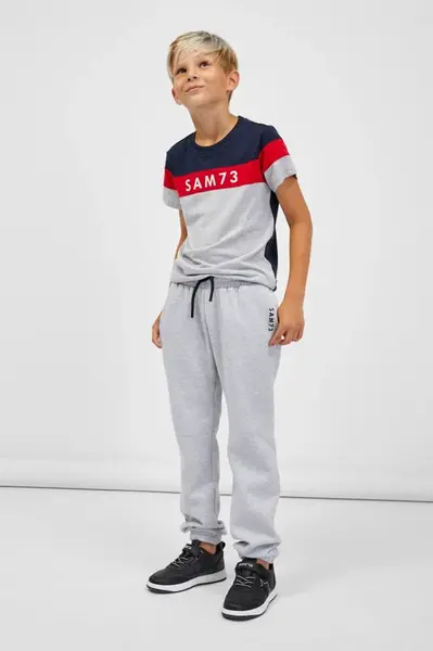 Dětské tepláky riardin sam 73 šedá 116