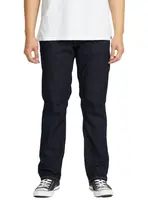 Volcom pánské rifle Solver Denim Rinse | Šedá | Velikost 34 x 36