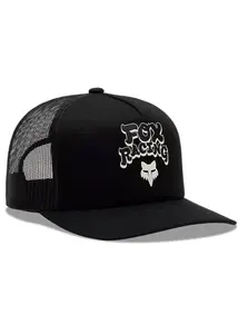 Fox kšiltovka Racewear Mesh Trucker Black | Černá | Velikost One Size