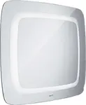 Nimco Zrcadla - Koupelnové podsvícené LED zrcadlo série 7000, 80x65 cm, zaoblené, aluminium ZP 7001
