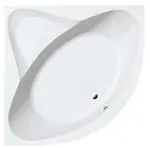 Aqualine Vany - Rohová vana DYJE, 150x150x42 cm, bílá A1550