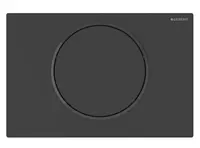 Geberit Sigma10 - Elektronické ovládání splachování, bateriové napájení, easy to clean, matná černá 115.869.16.6