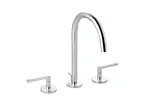 Kludi Nova Fonte - Umyvadlová baterie s výpustí a otočným výtokem, 3-otvorová instalace, chrom 201430515