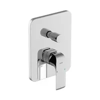 Ravak Flat - Baterie FL 065.00 pod omítku pro 2 tělesa, chrom X070123