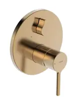 Hansa Vantis - Baterie pod omítku, pro 2 spotřebiče, broušený bronz 8260906781