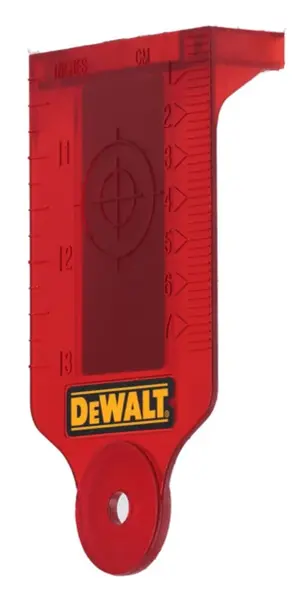 DeWALT Příslušenství - Zaměřovací terč pro červené lasery DE0730