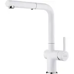 Franke Active New - Dřezová baterie FN 6110.094, s výsuvnou sprškou, bílá-led 115.0653.387