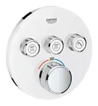Grohe Grohtherm SmartControl - Termostatická vanová baterie pod omítku se 3 ventily, měsíční bílá 29904LS0