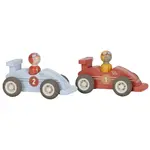 Little Dutch Pretekárske autíčka na zotrvačník drevené