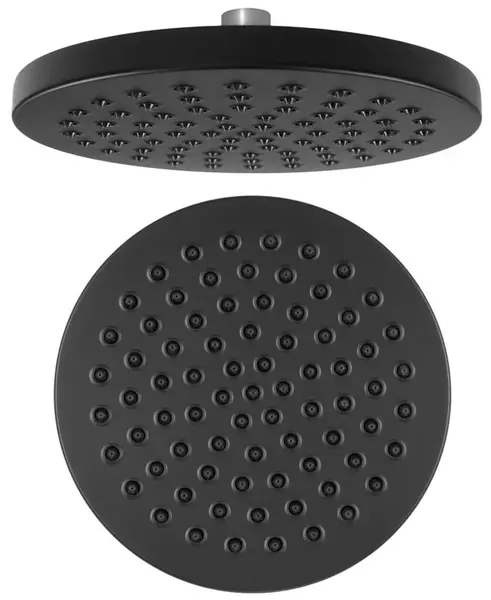 Aqualine Sprchy - Hlavová sprcha, priemer 20 cm, čierna mat SC120