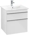 Villeroy & Boch Venticello - Umývadlová skrinka, 55x59x50 cm, 2 zásuvky, Glosy White A92301DH