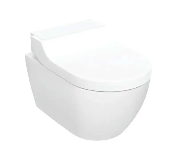 Geberit AquaClean - Elektronický bidet Tuma Comfort s keramikou, závěsný, TurboFlush, SoftClosing, KeraTect, bílá 146.290.11.1