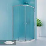 Mereo Kora - Sprchový kút 90x90 cm, s vaničkou a príslušenstvom, chróm/sklo Grape CK35131ZN