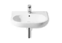 Roca Meridian - Umývadlo, 60x46 cm, s prepadom, otvor na batériu, biela A327242000