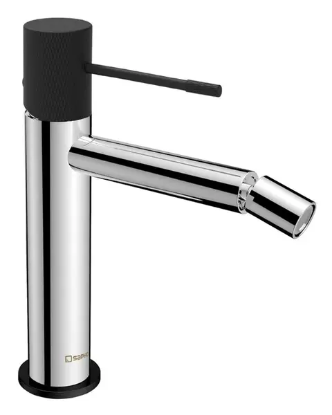 Sapho Solaris - Bidetová baterie, chrom/matná černá WD003CB