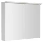 Aqualine KAWA - Zrkadlová skrinka s LED osvetlením 70x80x22 cm, biela WGL80S