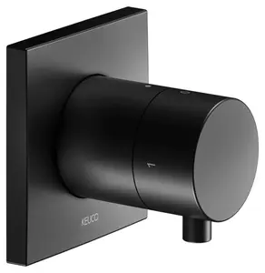 Keuco IXMO - Ventil pod omítku pro 2 spotřebiče, matná černá 59557371002