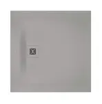 Duravit Sustano - Sprchová vanička, 90x90 cm, DuraSolid, matná šedá 720271630000000