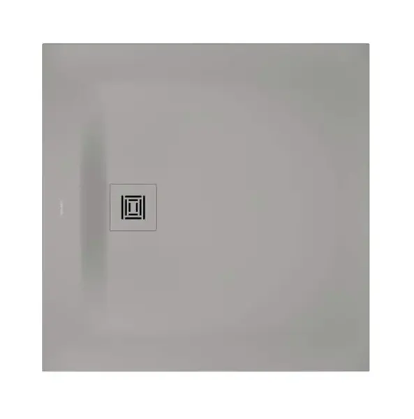 Duravit Sustano - Sprchová vanička, 90x90 cm, DuraSolid, matná šedá 720271630000000