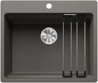 Blanco Etagon 6 - Silgranitový drez, 59x50 cm, s pojazdmi, InFino, sivá vulkán 527685