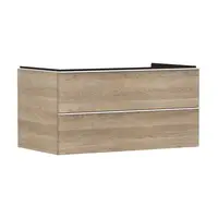 Hansgrohe Xelu Q - Umývadlová skrinka, 50x98x55 cm, 2 zásuvky, prírodný dub/matná biela 54080700