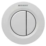 Geberit Splachovacie systémy - Oddialené ovládanie splachovania typ 01, 2-činné, easy to clean, matný chróm 116.042.JQ.1