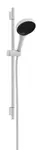 Hansgrohe Rainfinity - Set sprchovej hlavice, tyče a hadice, 3 prúdy, EcoSmart, matná biela 28746700