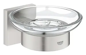 Grohe QuickFix Start Cube - Mýdlenka s držákem, sklo/supersteel 41096DC0