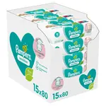 Pampers Sensitive XXL vlhčené ubrousky 15x80 ks