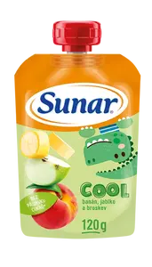 Sunar Cool ovoce broskev jablko banán 120g