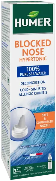 HUMER Ucpaný nos 100% mořská voda hypertonic.50ml