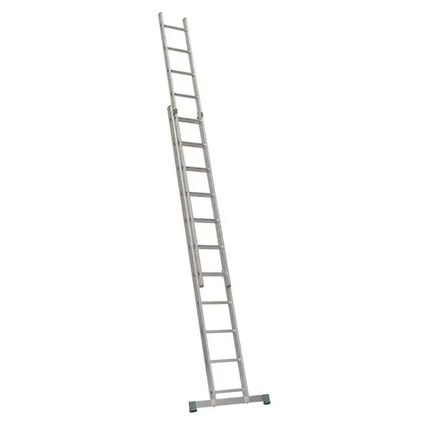 Žebřík Al, 2 x 7 příček, 1,99 m, 3,13 m, výsuvný, ALVE 7207