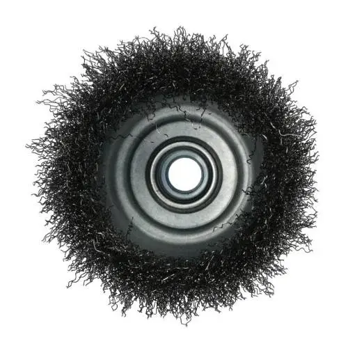 Kartáč čelní drátěný ocelový, závit M14 100 25, FASTER TOOLS