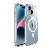 JP MagFit MagSafe obal s 3M SGS certifikátem, iPhone 15, průhledný