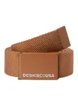Dc shoes pásek Web Belt 3 Chipmunk | Hnědá | Velikost One Size