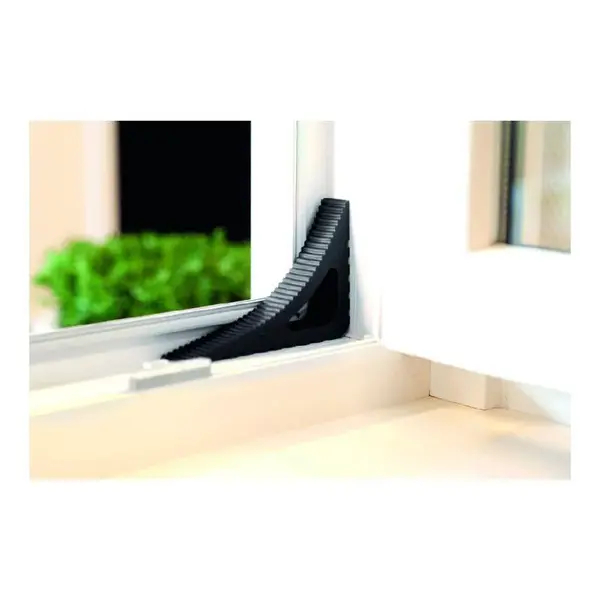 Zarážka dveřní a okenní BLOCKYSTAR, černá