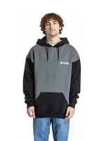 Meatfly unisex mikina Fry Black / Grey | Černá | Velikost XL/XXL